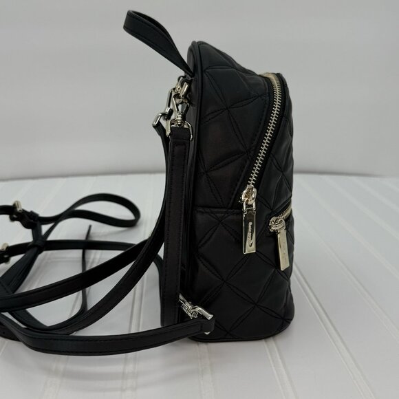 Kate Spade Natalia Mini Convertible Backpack in Black Quilted main image 6